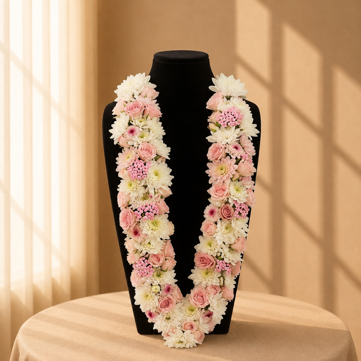 Blush Petal Garland pink and white graduation garland
