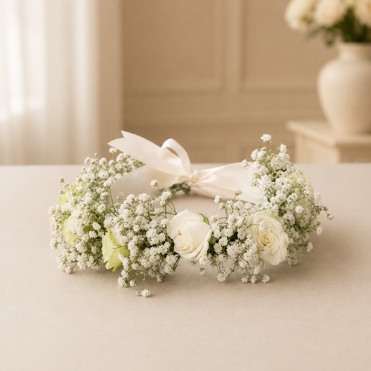 Ivory Rose Crown