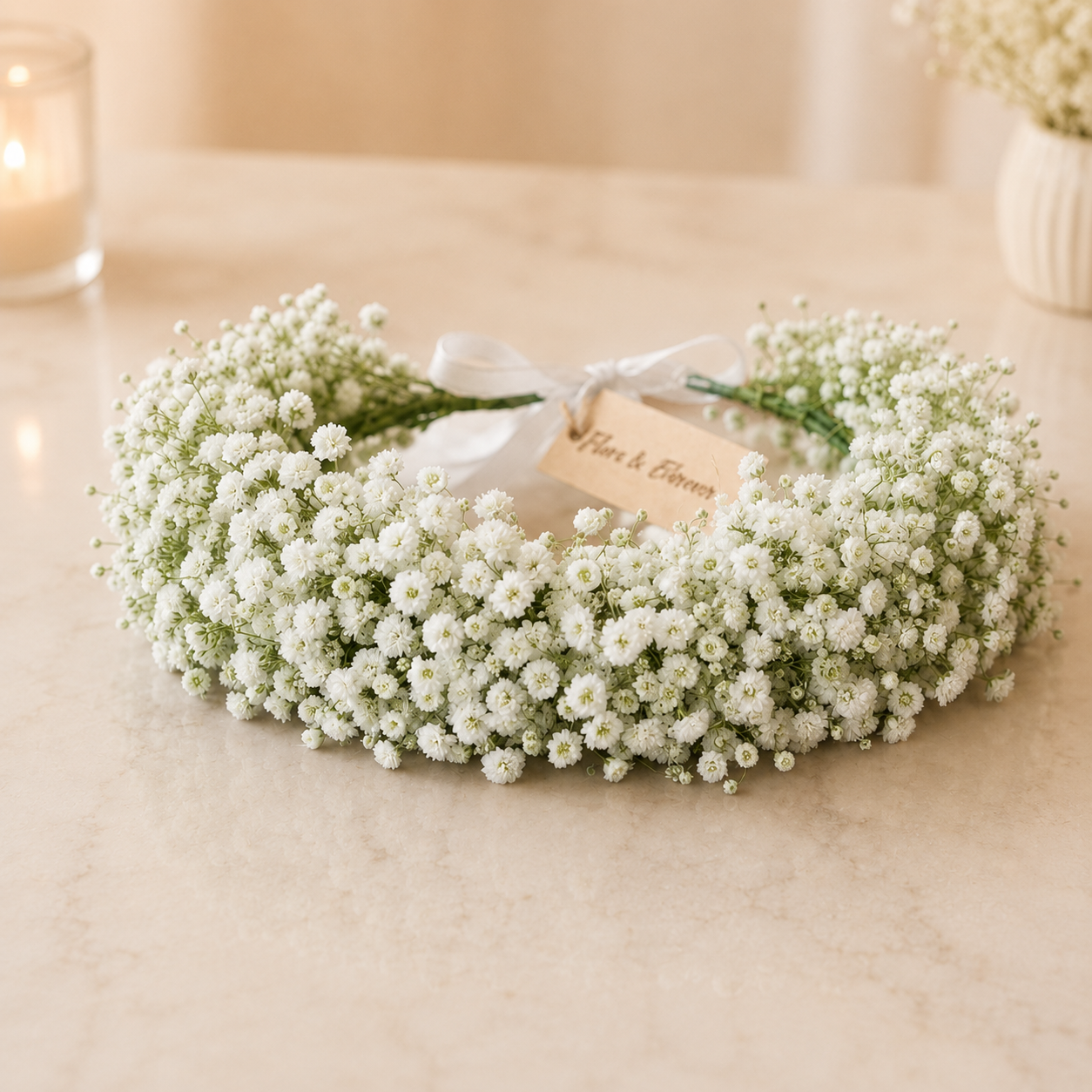 Pearl Gypsophila Crown