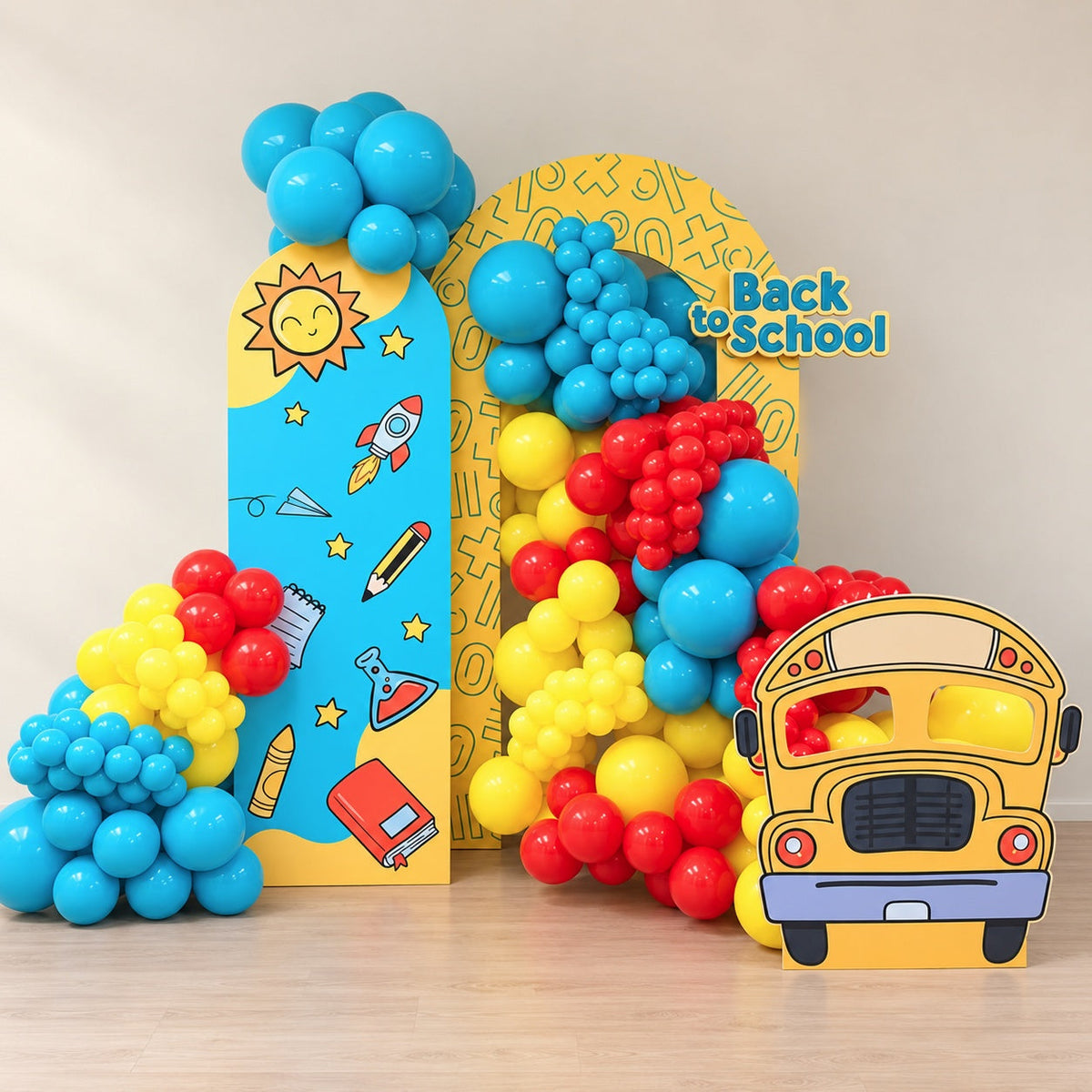 Sunny Skies Back-to-School Arch