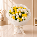 Sunshine Tulip Bouquet - Velvety Flowers